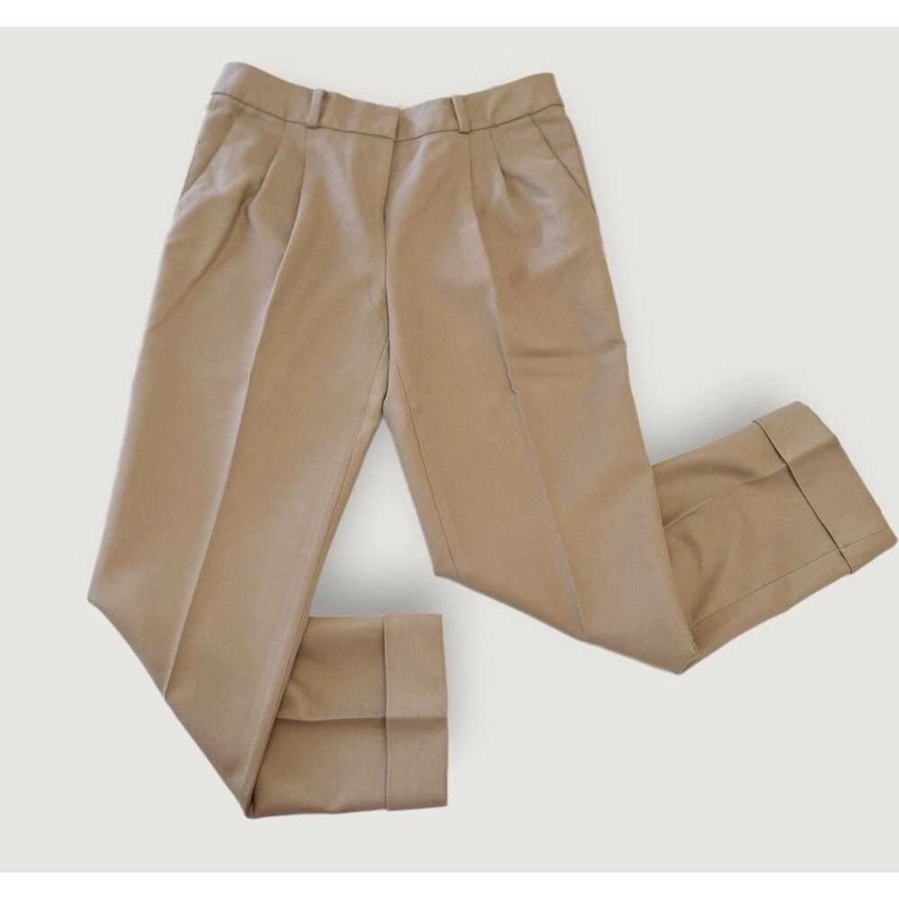 Kate Spade Pants Womens Pocket Career Khaki Work Chino Preppy Cropped Size 4